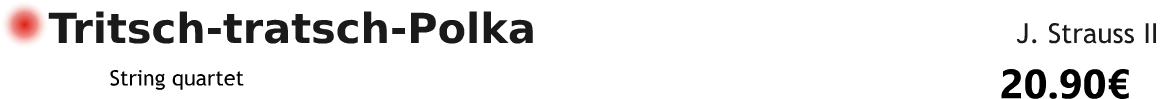 Tritsch-tratsch Polka